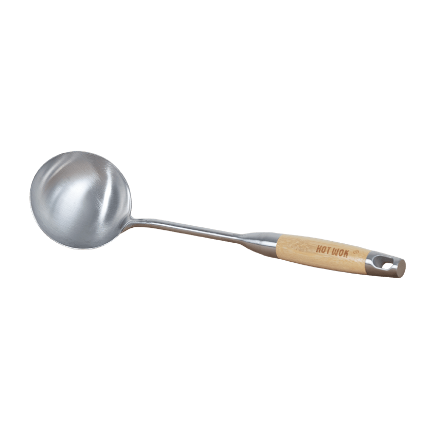 HOT WOK stainless steel ladle for sauces soups and curries