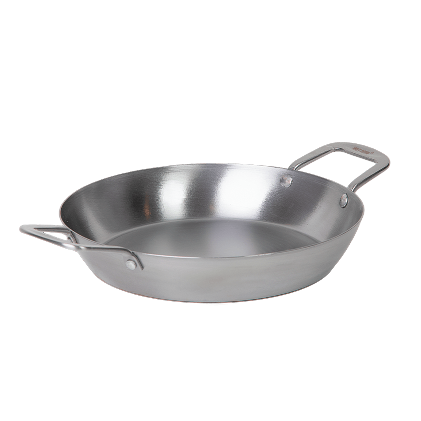 Poêle à Paella En Acier émaillé – 20 Pouces (50 Cm) – Noir – Compatible Gaz Et Induction ? – Lavable Lave-vaisselle