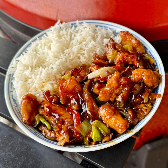 Chicken with Oyster Mushrooms and Vegetables