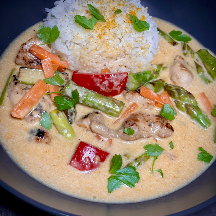 Yellow Chicken Vegetable Curry