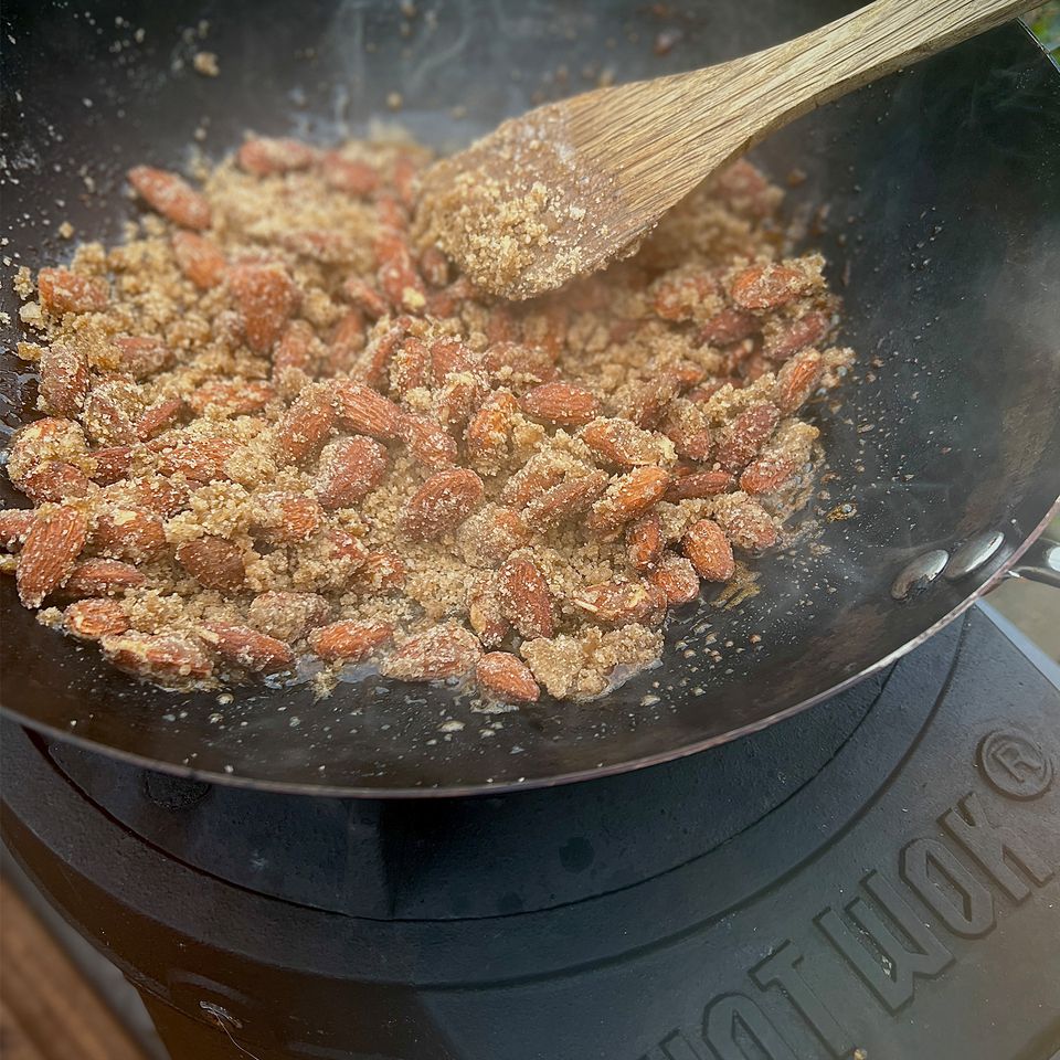 Candied Almonds in Wok - HOT WOK
