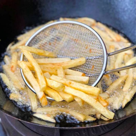 French fries in Wok