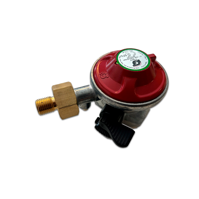 Gas Regulator 37 mBar kit with hose - UK