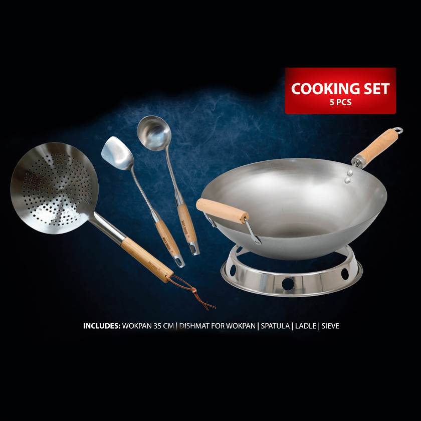 Cooking Wok Set - 5 pcs. - HOT WOK