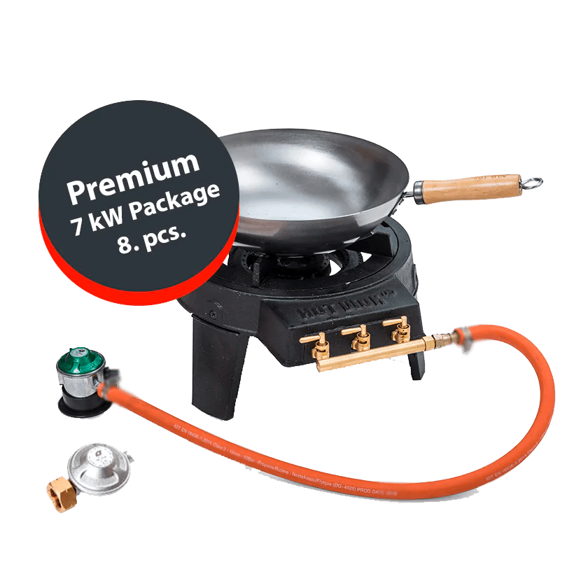 PREMIUM HOT WOK ORIGINAL 7 kW - 8 pcs. - HOT WOK